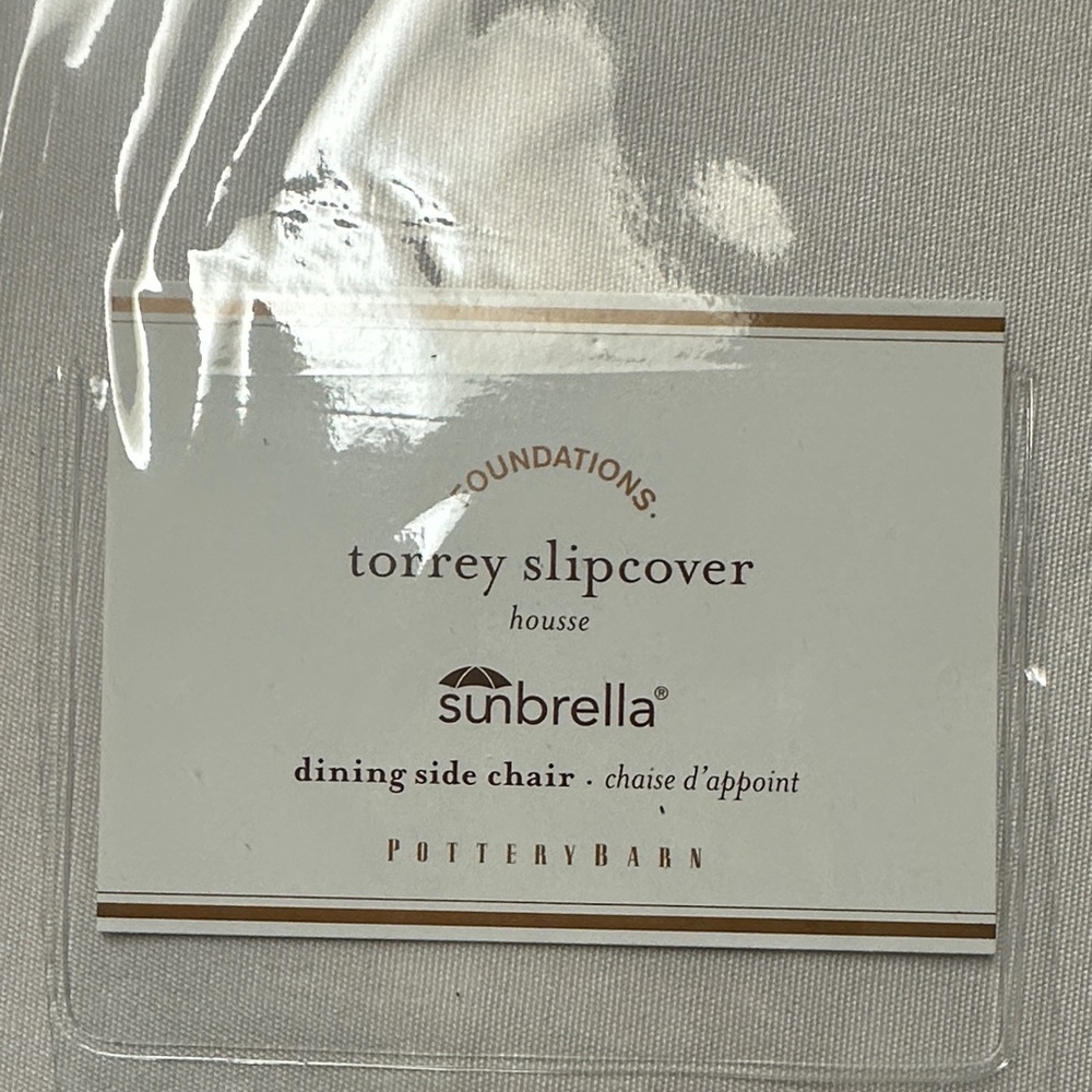 Pottery Barn Torrey  Sunbrella Slipcover in Creme